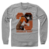 Mens Long Sleeve Heather Gray