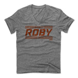 Mens Men's V-Neck Heather Gray