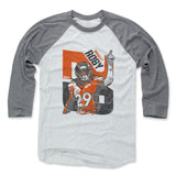 Mens Baseball T-Shirt Heather Gray / Ash