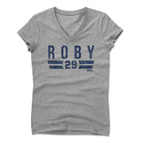 Womens Women's V-Neck Athletic Gray