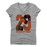 Womens Women's V-Neck Athletic Gray