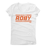 Womens Women's V-Neck White